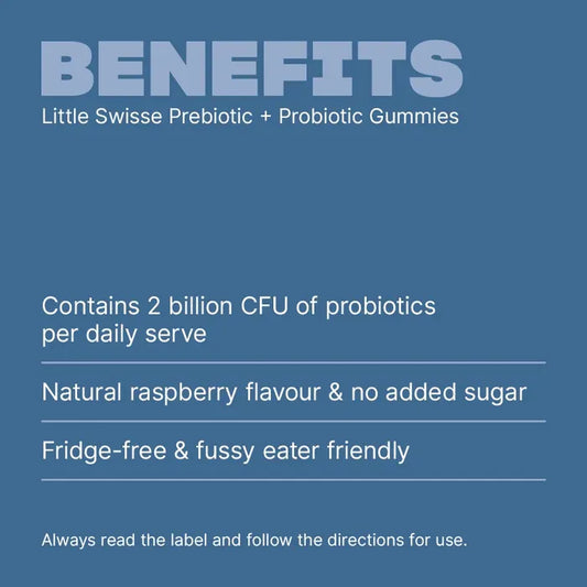 Swisse New Zealand LITTLE SWISSE Prebiotic + Probiotic Gummies