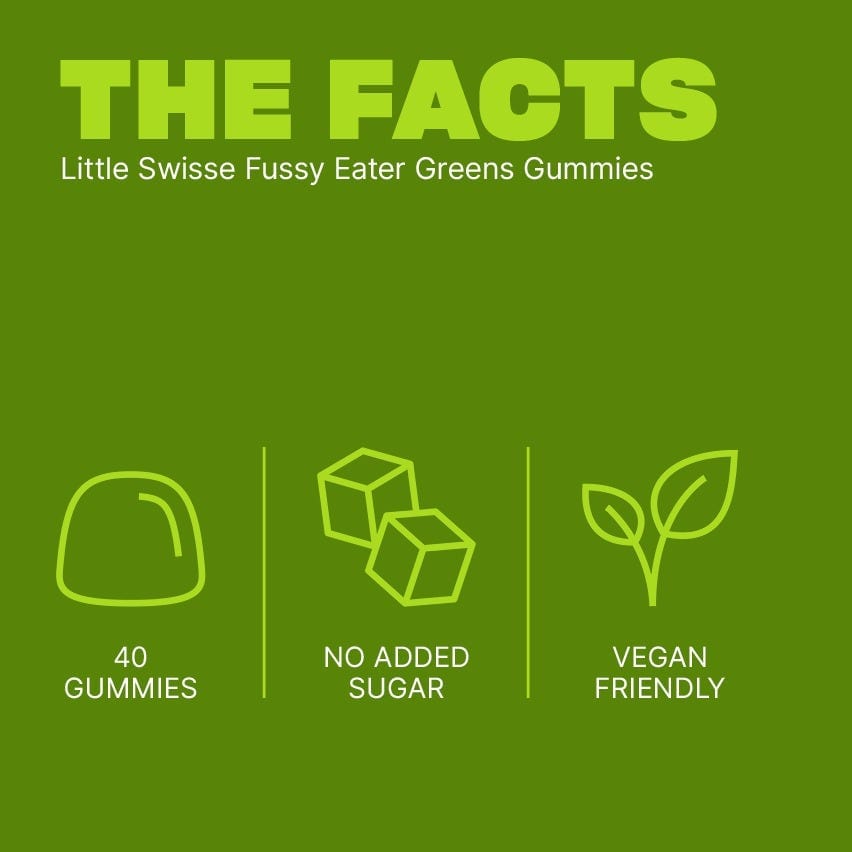 Swisse New Zealand LITTLE SWISSE Fussy Eater Greens Gummies