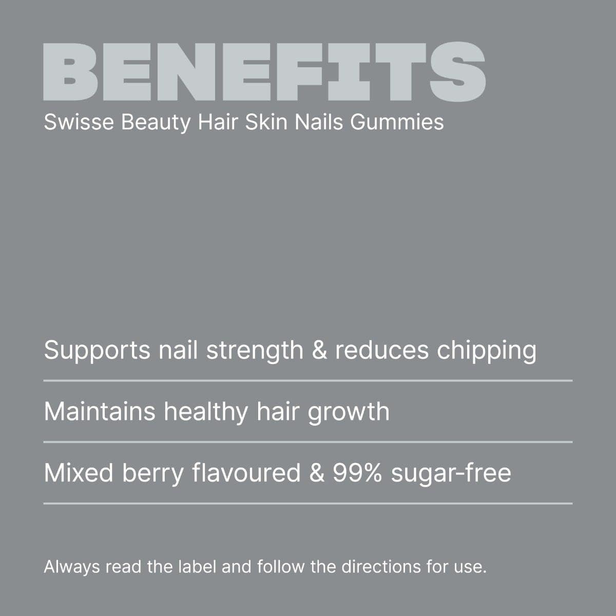 Swisse New Zealand SWISSE BEAUTY Hair Skin Nails Gummies