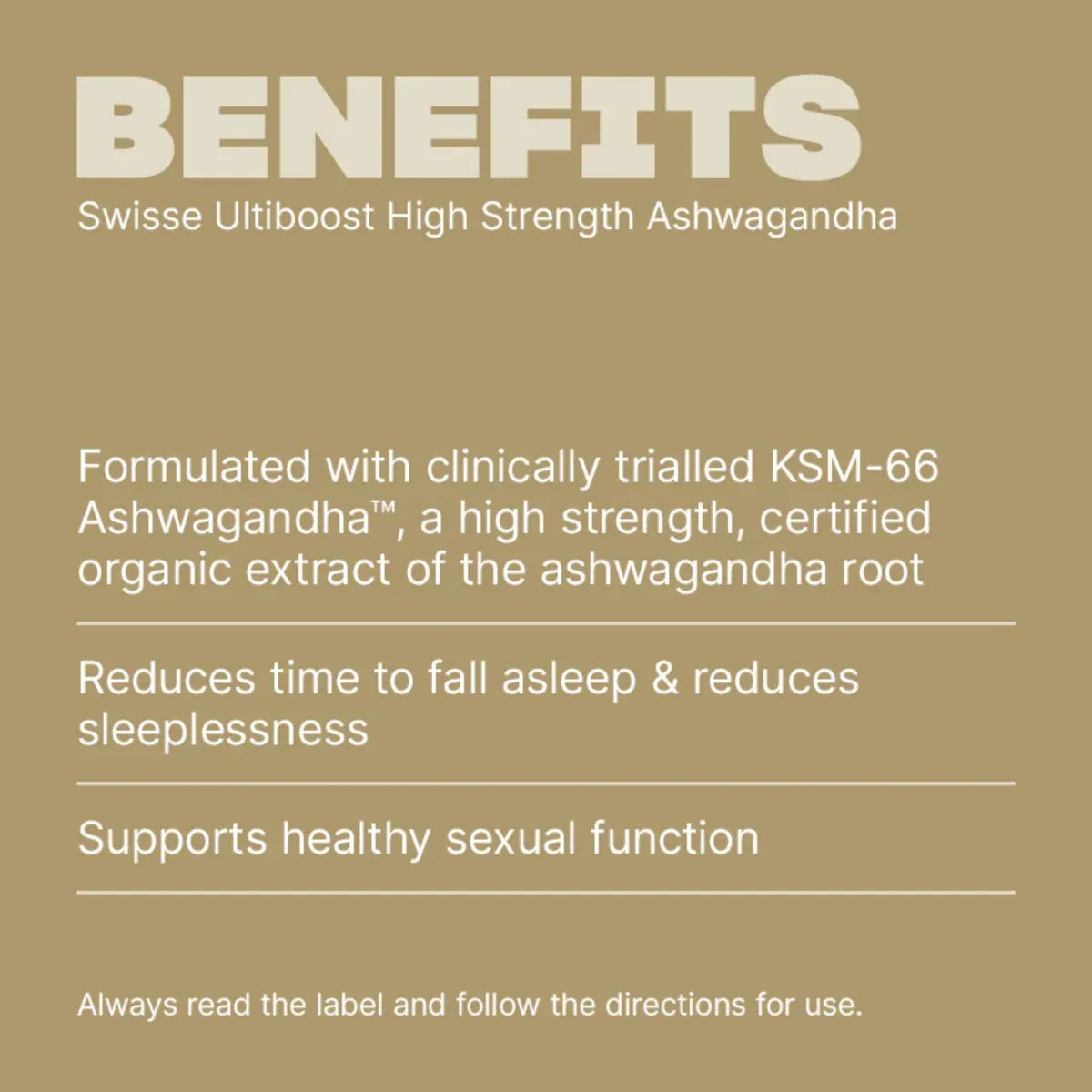 Swisse New Zealand SWISSE ULTIBOOST High Strength Ashwagandha