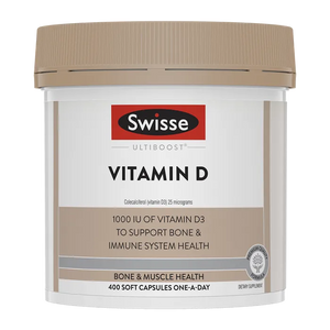 Swisse New Zealand SWISSE ULTIBOOST 400 Soft Capsules Vitamin D