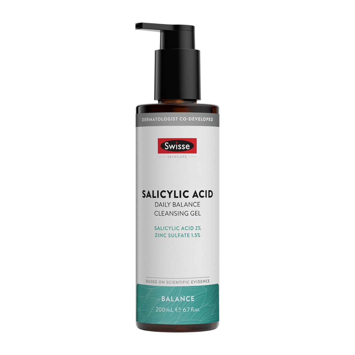 Swisse New Zealand SWISSE SKINCARE Salicylic Acid Daily Balance Cleansing Gel