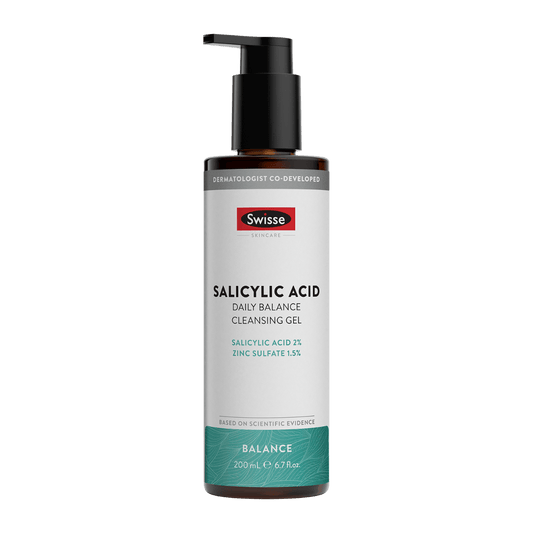 Swisse New Zealand SWISSE SKINCARE Salicylic Acid Daily Balance Cleansing Gel
