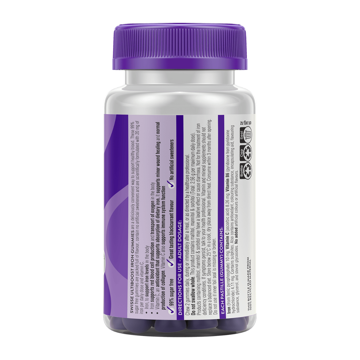 Swisse New Zealand SWISSE ULTIBOOST Iron Gummies